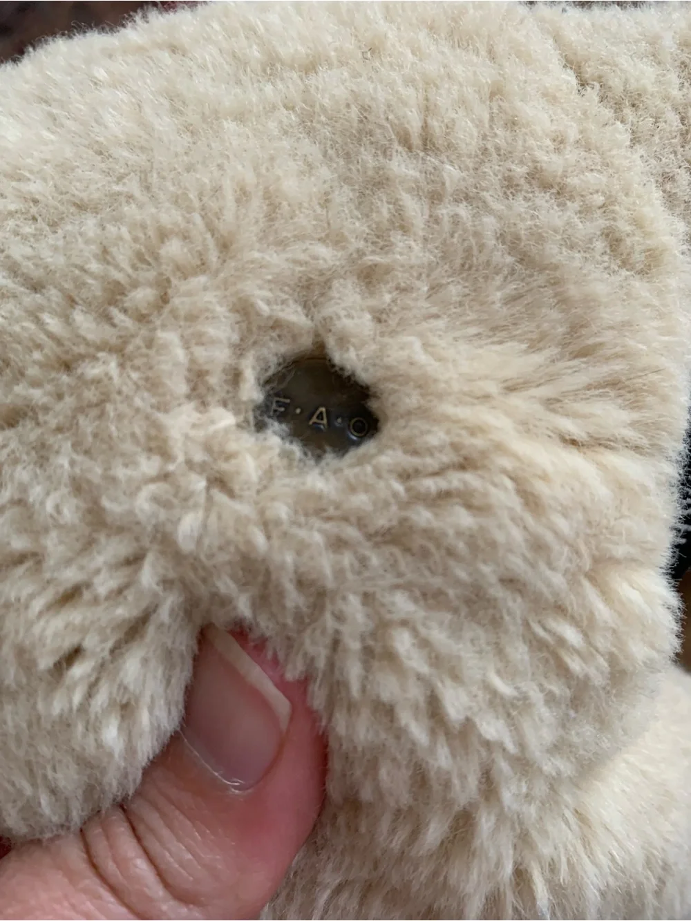 FAO Schwarz Plush Cream Dog Toy - Soft Puppy Stuffed Animal